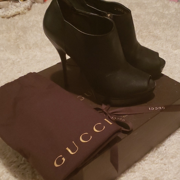 GUCCI Sexayyy peep toe bootie - Picture 16 of 16